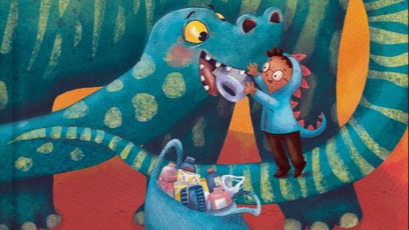Der Recyclosaurus - Lesung und Kreativaktion mit Anka Schwelgin
