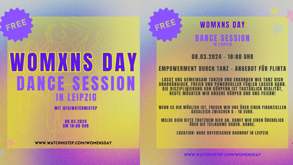 Womxns Day Dance Session (Spendenbasis)