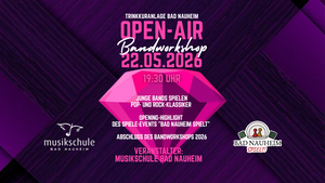 Open-Air des Bandworkshops: Junge Bands spielen Pop- und Rock-Klassiker