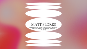 Barabend mit DJ-Set – Matt Flores