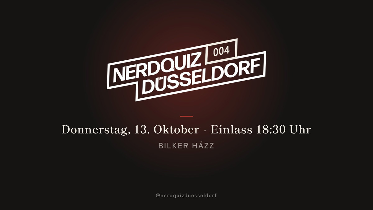 Titelbild der Veranstaltung Nerd Quiz 004