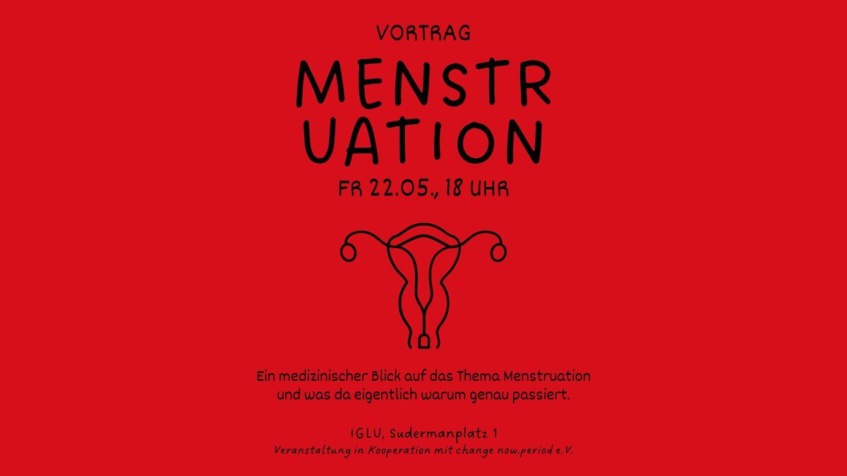 Vortrag zum Thema Menstruation (Veranstaltung mit change now. period)