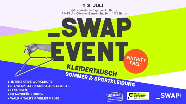 Kleidertausch für Sommer- und Sportkleidung