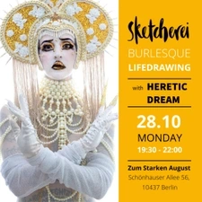 Burlesque Lifedrawing mit Halloween Special – Heretic Dream