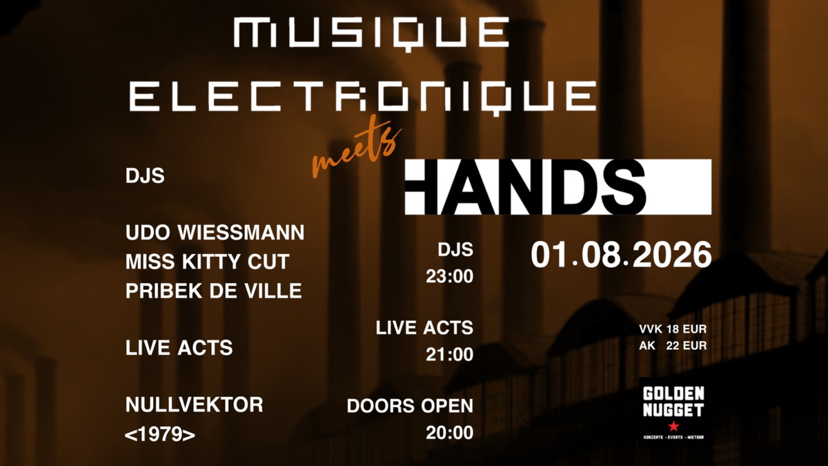 MUSIQUE ELECTRONIQUE meets HANDS