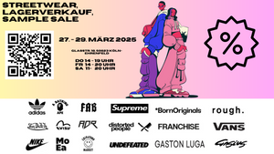 Streetwear Lagerverkauf/ Sample Sale Köln-Ehrenfeld