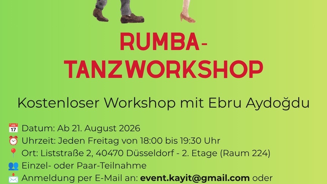 Kostenloser Rumba Tanzworkshop