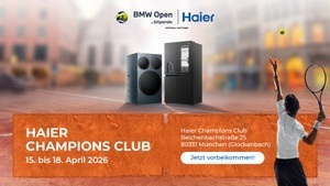 Haier lädt zum Champions Club in die Reichenbachstraße 25 ein