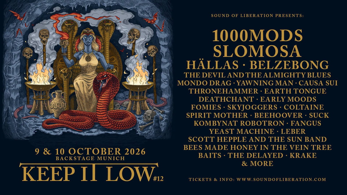 Titelbild der Veranstaltung KEEP IT LOW FESTIVAL 2026 | 1000MODS + SLOMOSA + HÄLLAS BELZEBONG AND MANY MORE