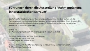 Rahmenplanung Innerstädtischer Isarraum