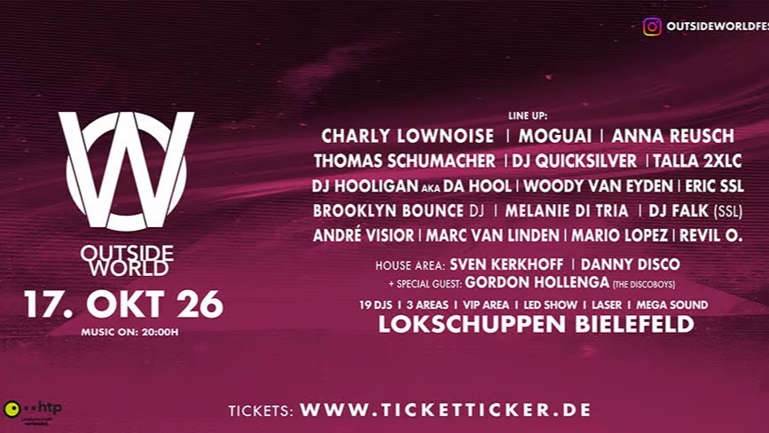 OUTSIDE WORLD FESTIVAL Lokschuppen Bielefeld