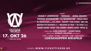 OUTSIDE WORLD FESTIVAL Lokschuppen Bielefeld