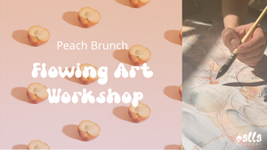 Peach Brunch - Flowing Art Workshop (inkl. Drinks & Brunch Buffet)