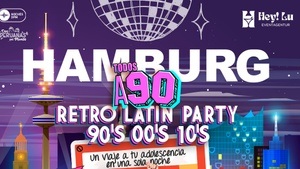 TODOS A 90! La fiesta Retro Latina más loca de Europa. Un viaje a tu adolecencia con musica de los 90´ 00´10´´
