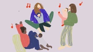 Elternchor mit Baby