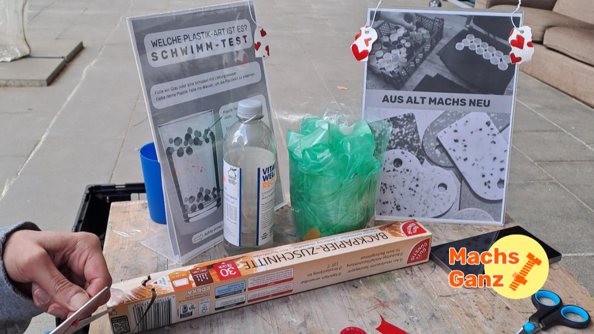 Plastik Upcycling: Anhänger