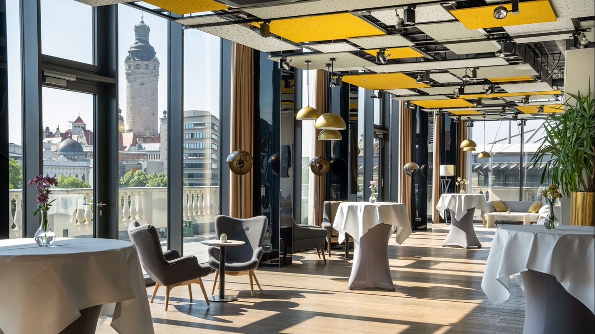 Titelbild der Location INNSiDE by Melía Leipzig - SKY LOUNGE Eventlocation