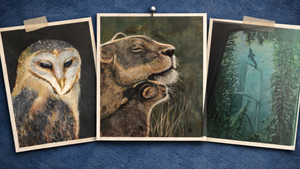 Ausstellung im Malzeit! Studio: Tierportraits von Emma Conen