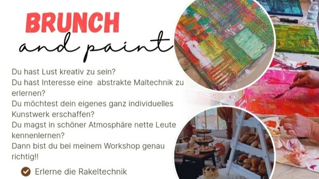 Brunch and paint/ Kreativ Workshop