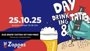 Daydrinking & Tattoo in der Zappes Zentrale