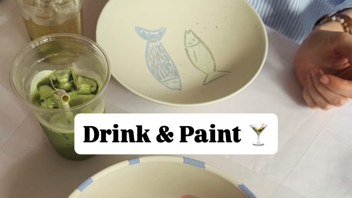 🍹✨🍸 Drink & Paint 🍸✨🍹Keramik bemalen I Matcha I Mocktails I Afterwork Drinks