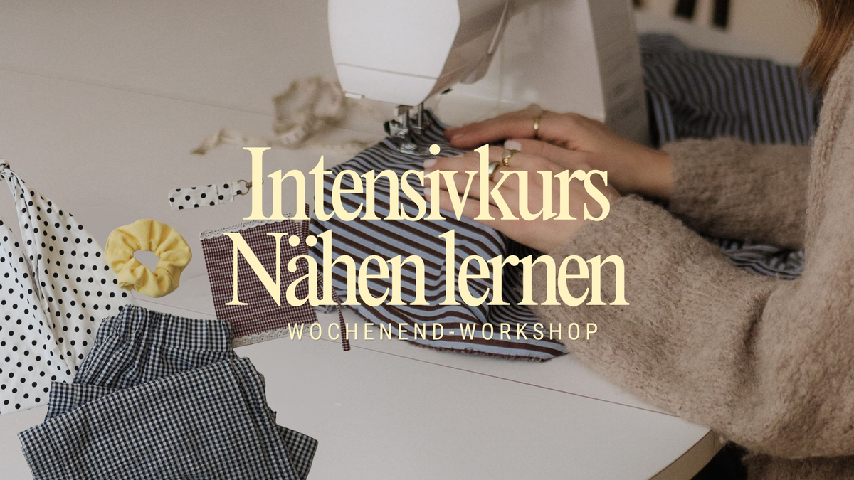 Titelbild der Veranstaltung Näh-Workshop für Anfänger*innen - Intensiv-Gruppenkurs