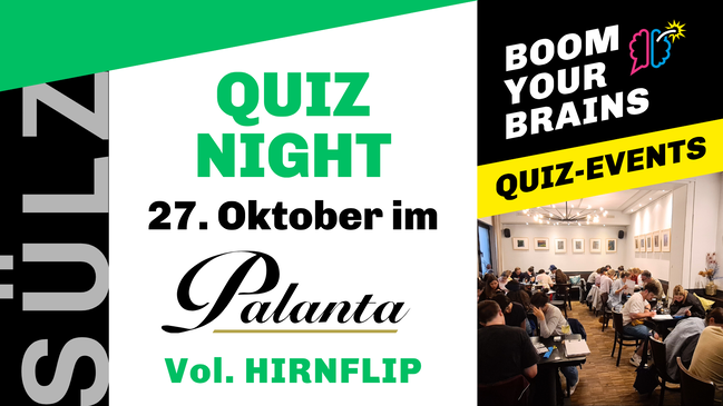 Quiz-Night Sülz | Vol. Hirnflip | Boom Your Brains