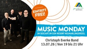 Christoph Everke & Band  zum Music Monday im Seecafé im DJH Resort