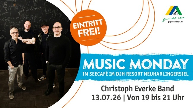 Christoph Everke & Band  zum Music Monday im Seecafé im DJH Resort