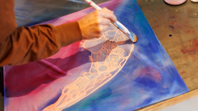 Zukunfts-Tücher: Siebdruck Drop-In Workshop für Kinder und Erwachsene