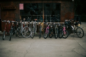 Gebrauchte Fahrräder im Bike-House der Caritas