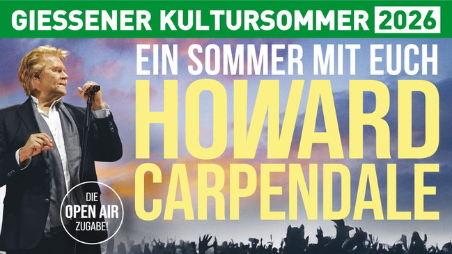 HOWARD CARPENDALE - Gießener Kultursommer