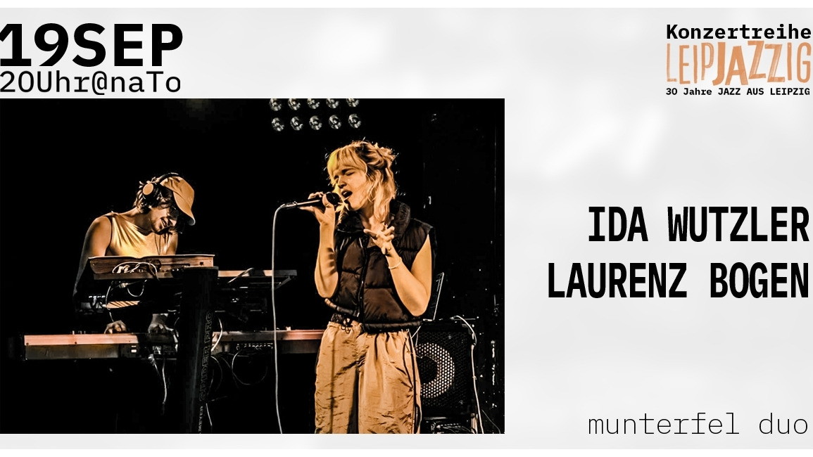 Titelbild der Veranstaltung Ida Wutzler & Laurenz Bogen | LeipJAZZig