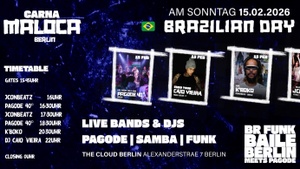 🇧🇷 Brazilian day - Carnaval Maloca Berlin 15.02
