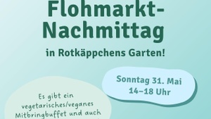 Flohmarkt-Nachmittag in Rotkäppchens Garten