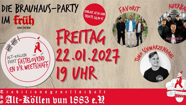 Fastelovend en d'r Weetschaff