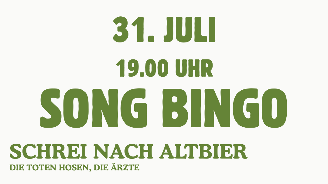 Song Bingo