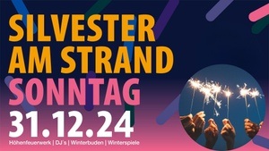 Silvester am Strand