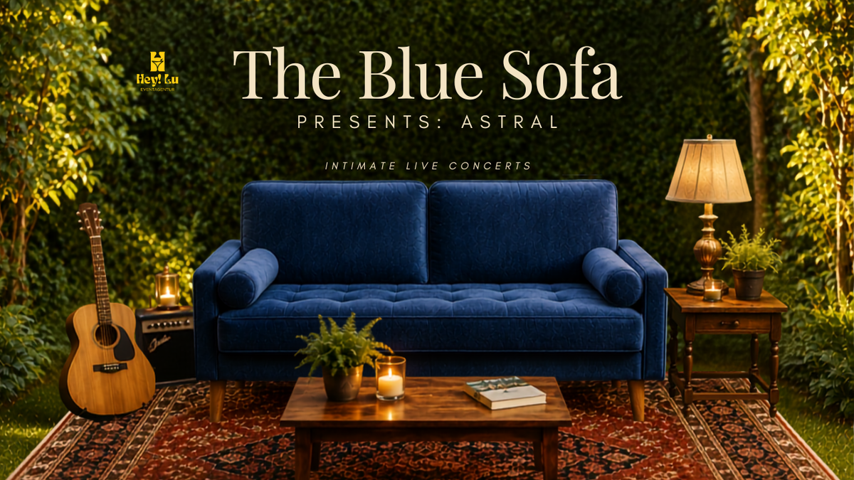 Titelbild der Veranstaltung The Blue Sofa - intimate live concerts with artists from around the world