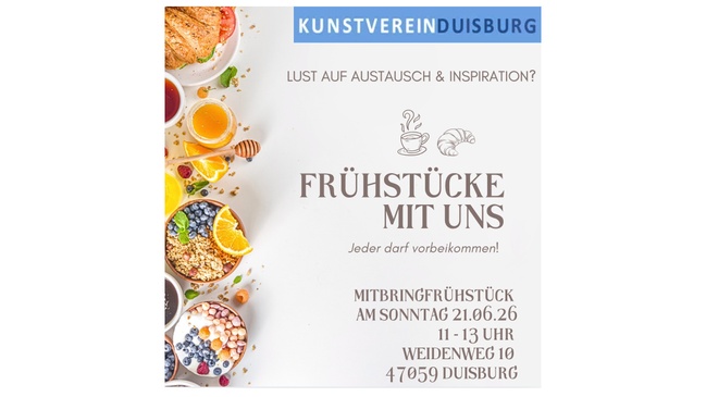 Mitbringfrühstück im Kunstverein Duisburg