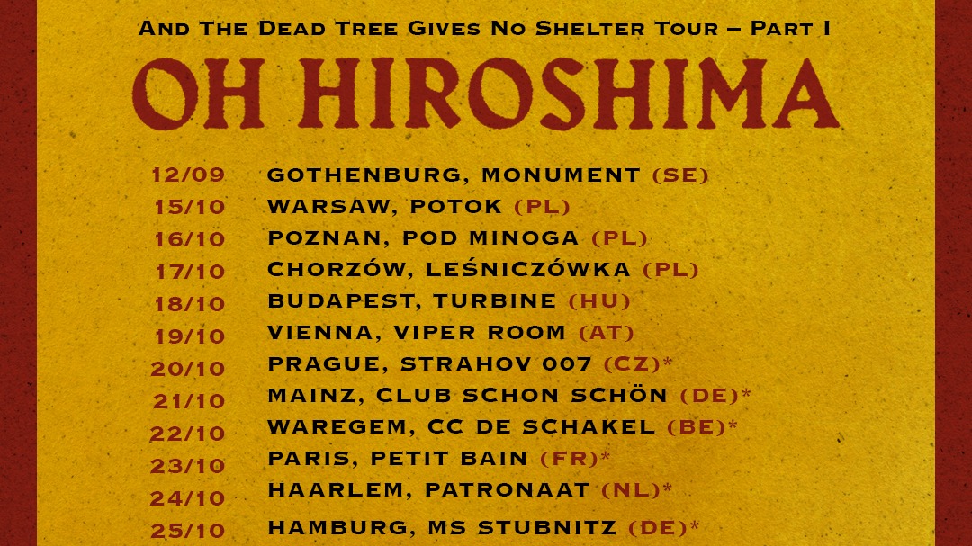 Oh Hiroshima + Barrens (SWE / Post-Rock)