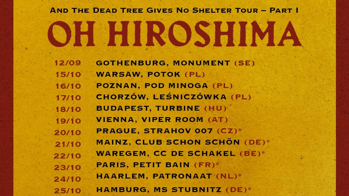 Oh Hiroshima + Barrens (SWE / Post-Rock)