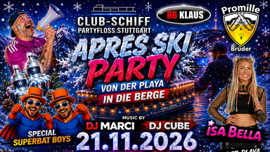 Apres Ski Party von der Playa in die Berge