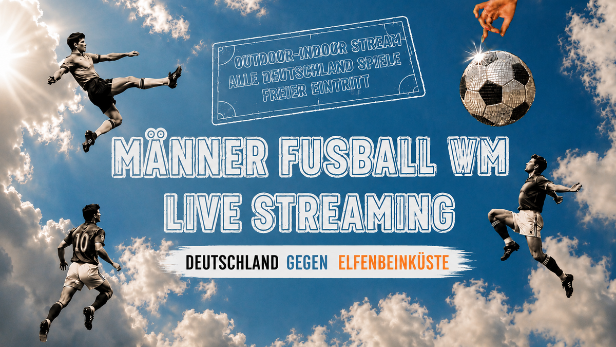 ⚽️ MÄNNERFUSSBALL WM LIVE IM GARAGE SOMMERGARTEN ⚽️