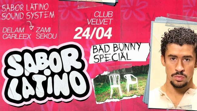 BAD BUNNY SPECIAL - SABOR LATINO - CLUB VELVET
