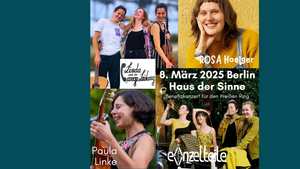 8 Frauen Benefizkonzert - Linda und die Lange Leitung, Rosa Hoelger, die Einzelteile & Paula Linke für den Weißen Ring