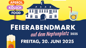 Feierabendmarkt auf dem Neptunplatz in Ehrenfeld
