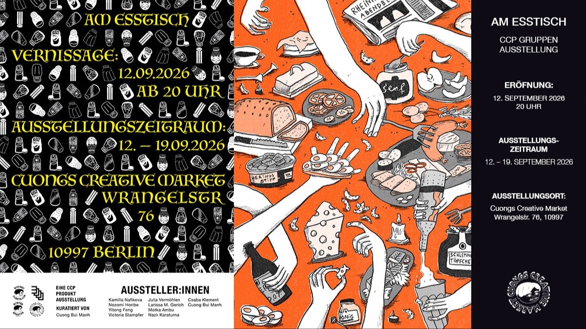 Am Esstisch / Eine CCP Produkt-Ausstellung