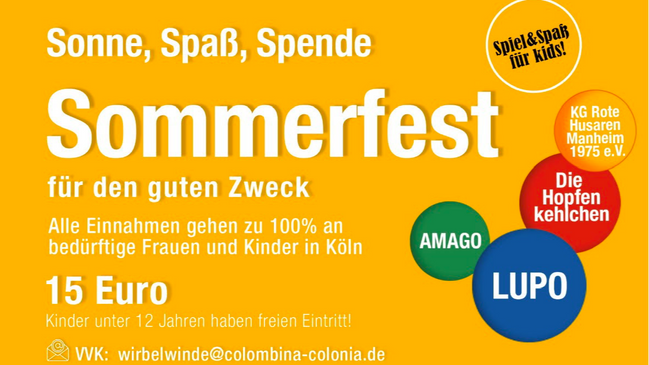 Colombina Colonia | Sommerfest & BBQ für den Guten Zweck