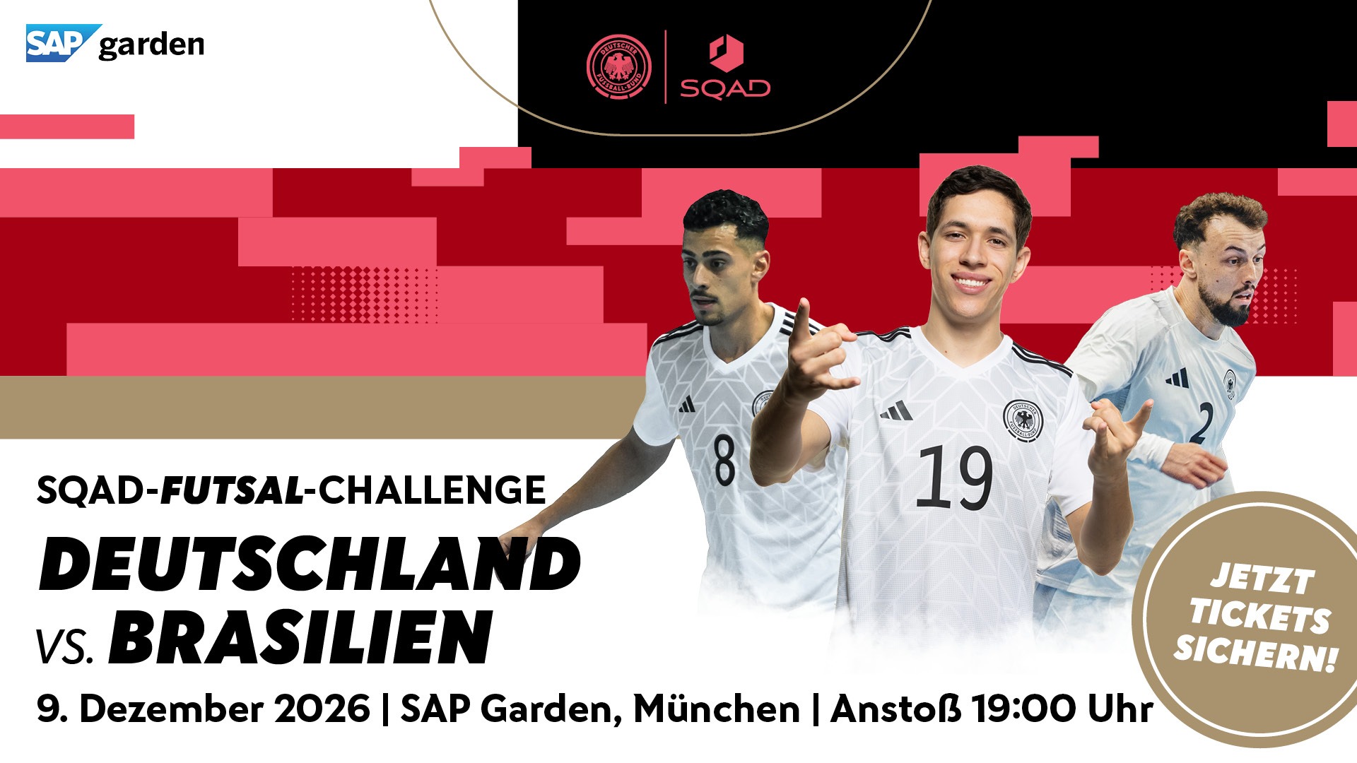 Deutschland - Brasilien | Futsal-Länderspiel